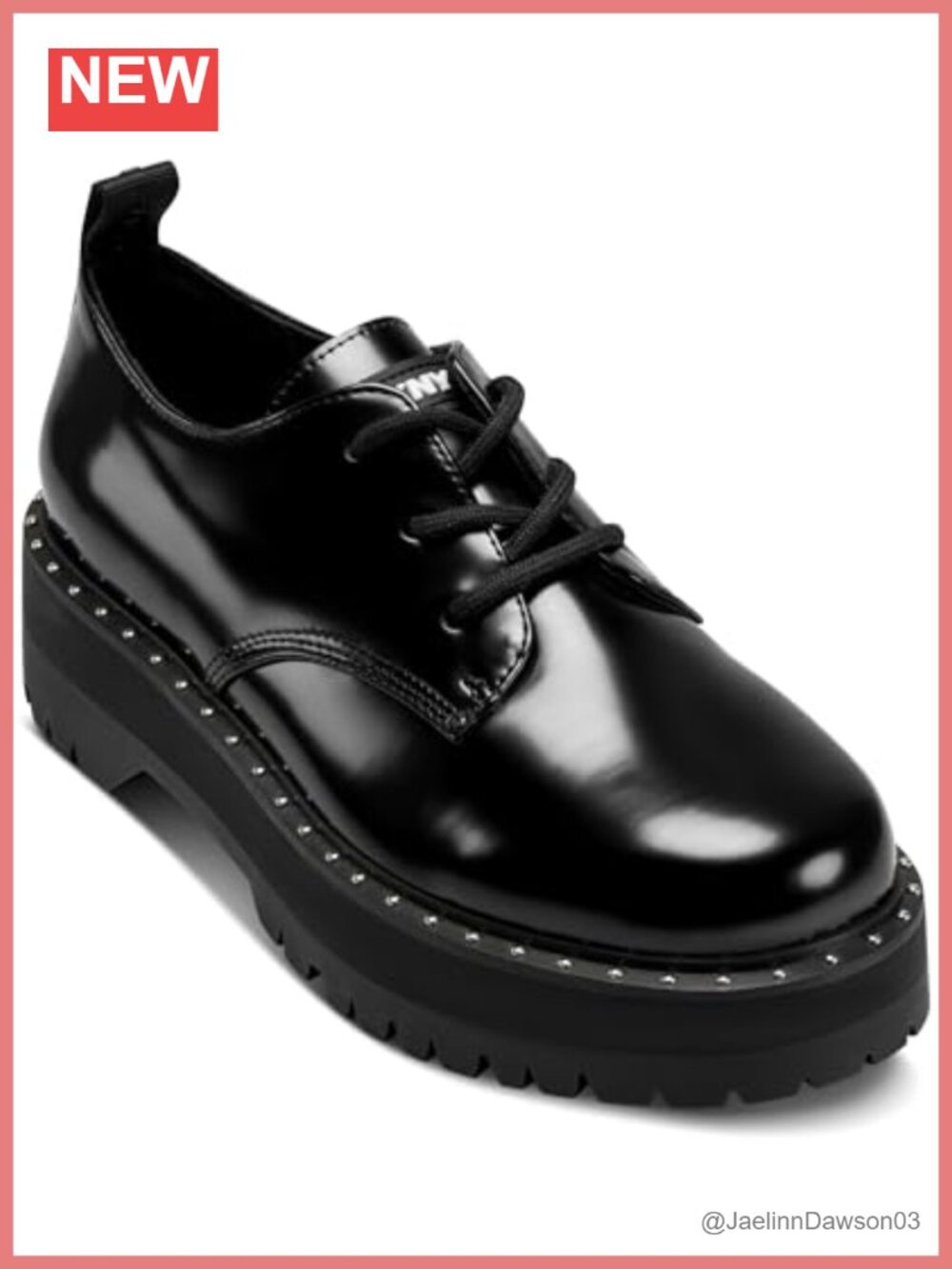 Women's Leather Lug Sole Lace Up Loafer Casual Slip-On